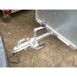ERDE 127 HIGH GOODS TRAILER WITH LOCKING PLASTIC TOP.....