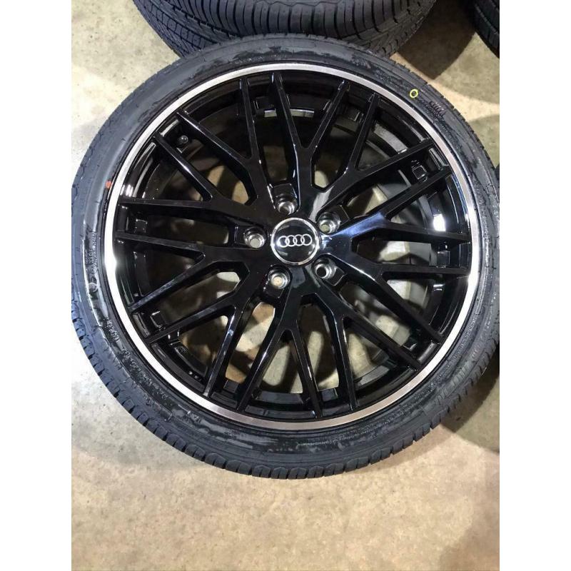 Brand new set of 18? alloy wheels and tyres Audi