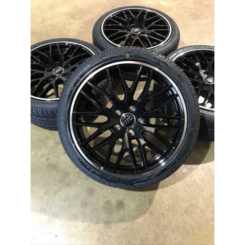 Brand new set of 18? alloy wheels and tyres Audi