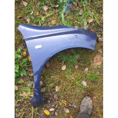2005 nissan micra k12 drivers wing in dark blue