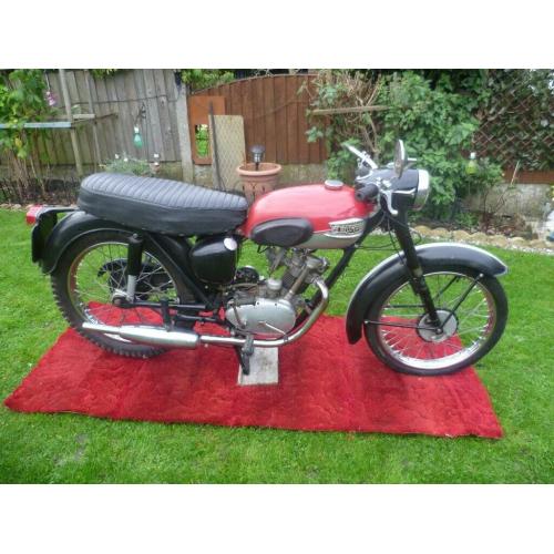 Triumph Tiger Cub. 1962,Complete, Good Chrome, Runs well, MOT 2011. Workshop Manual and Parts List