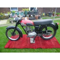Triumph Tiger Cub. 1962,Complete, Good Chrome, Runs well, MOT 2011. Workshop Manual and Parts List