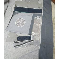 Isabella Ambassador 2504 - 850 caravan awning, VGC. + groundsheet, skirt & curtains