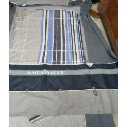 Isabella Ambassador 2504 - 850 caravan awning, VGC. + groundsheet, skirt & curtains
