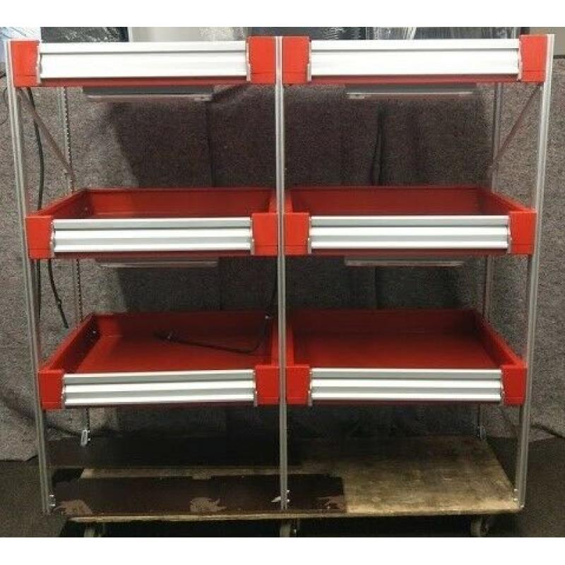 Bott Van racking, Van shelving, Strip lighting
