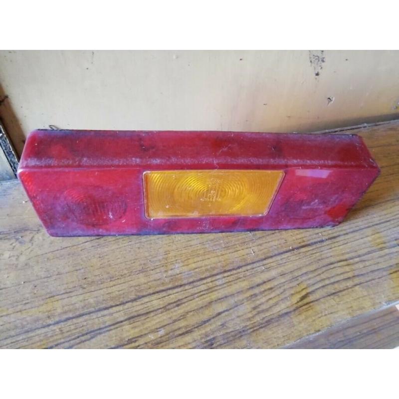 Caravan rear light lens