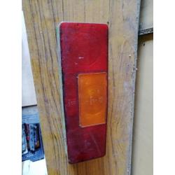 Caravan rear light lens
