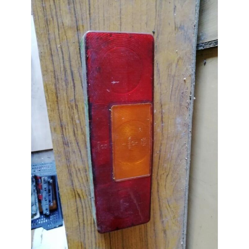 Caravan rear light lens