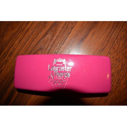 PINK LANCASTER AND THORPE GLASSES ETUI, HOLDER, CASE NEW