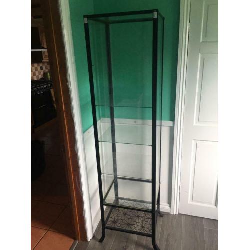 Glass display cabinet