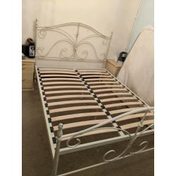 King size metal bedframe from Benson's