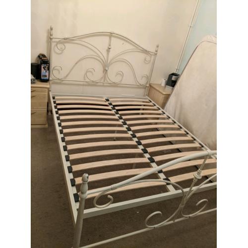 King size metal bedframe from Benson's