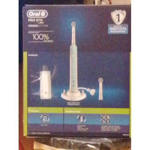 Oral B Pro 670 Cross Action Toothbrush
