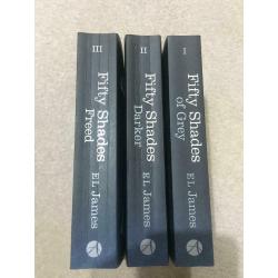 Adult fiction books - Shades of grey trilogy / series