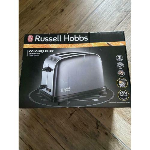 Russell Hobbs storm grey toaster brand new
