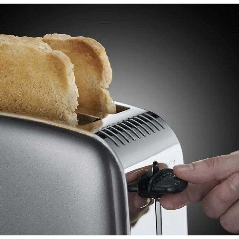 Russell Hobbs storm grey toaster brand new