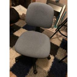 Light blue computer chair