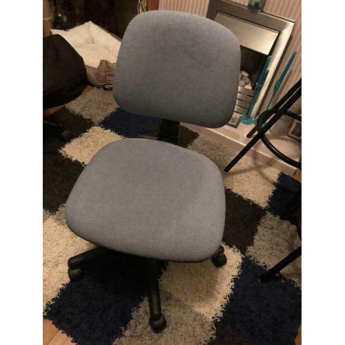 Light blue computer chair