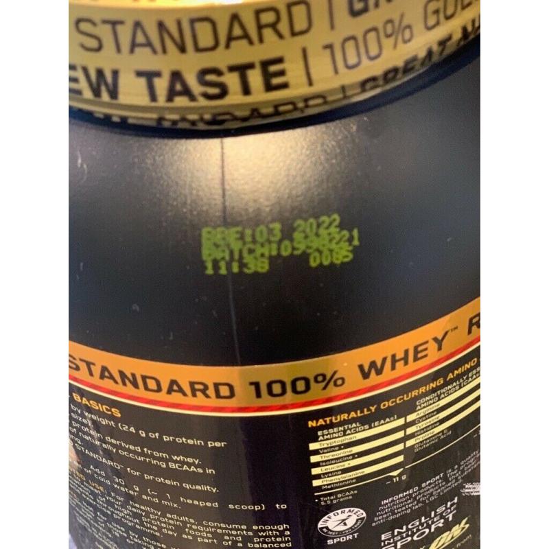 WHEY Protein shake 900g, Gold Standard, brand new unopened sealed
