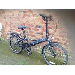 Raleigh broakwalk 7speed folding bike, in good order, ideal for storage,caravan,train etc