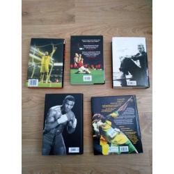 Books - sport celebrities - Beckham Pepe Tyson Berghamp Bolt