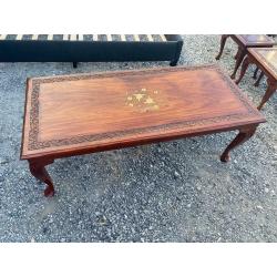 Solid wood coffee table