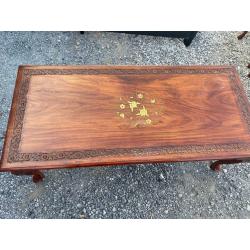 Solid wood coffee table