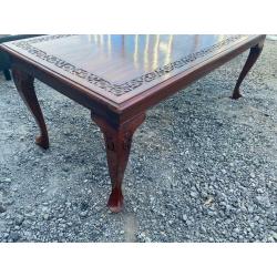 Solid wood coffee table