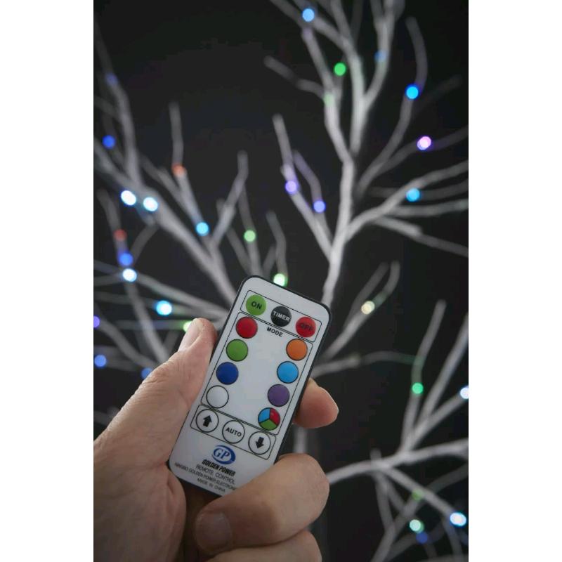 6' PreLit Remote Control Xmas Twig Tree 96 multicolor LED?s HALF PRICE