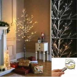 6' PreLit Remote Control Xmas Twig Tree 96 multicolor LED?s HALF PRICE