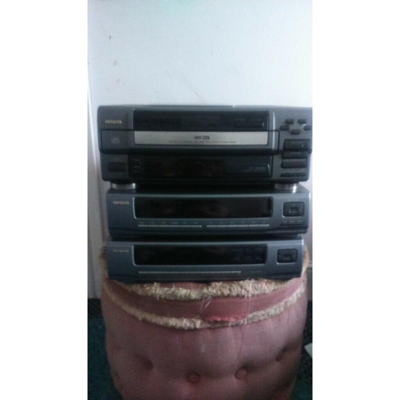 Aiwa 5 disc multi changer for sale