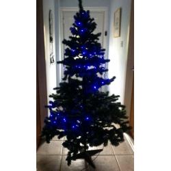 Artificial Christmas Tree 6ft. Frosted Real cones. Metal base 5 piece