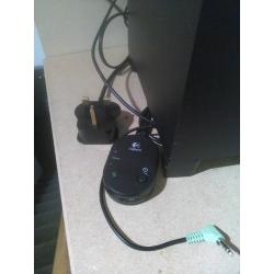 Logitech loud 2.1 speaker set. X210