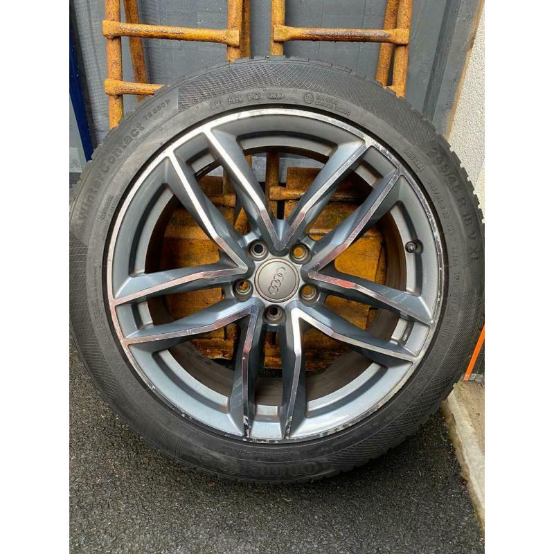 Audi Alloys winter tyres Michelin 245/35/18