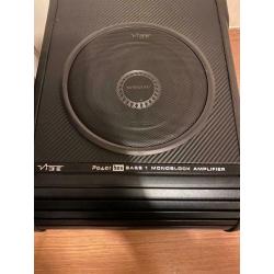 Vibe under seat subwoofer with built in amp
