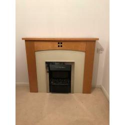 Electric fire and surround