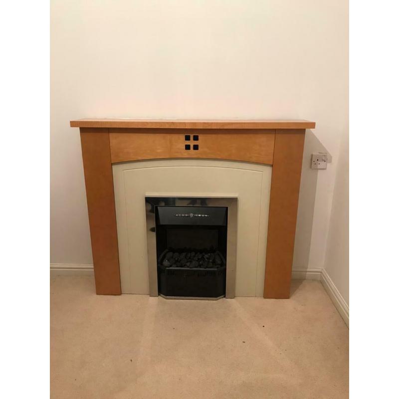 Electric fire and surround