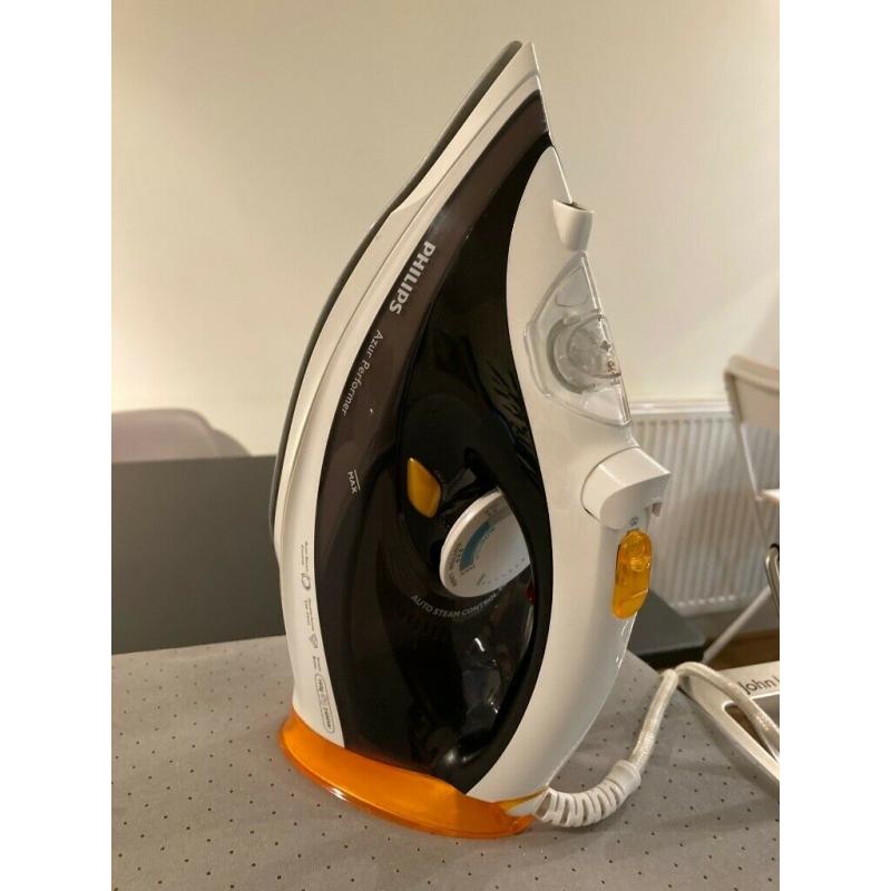 Philips Iron + John Lewis Ironing Board