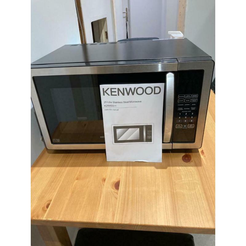 KENWOOD 25 litre stainless steel Microwave