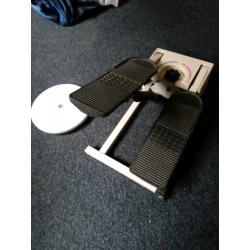 Stepper and waist twisting disc