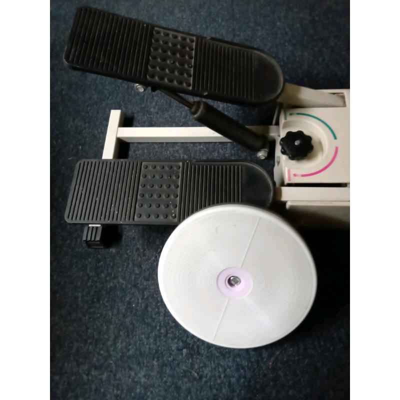 Stepper and waist twisting disc