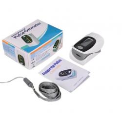 Finger Pulse Oximeter. Professional medical device.