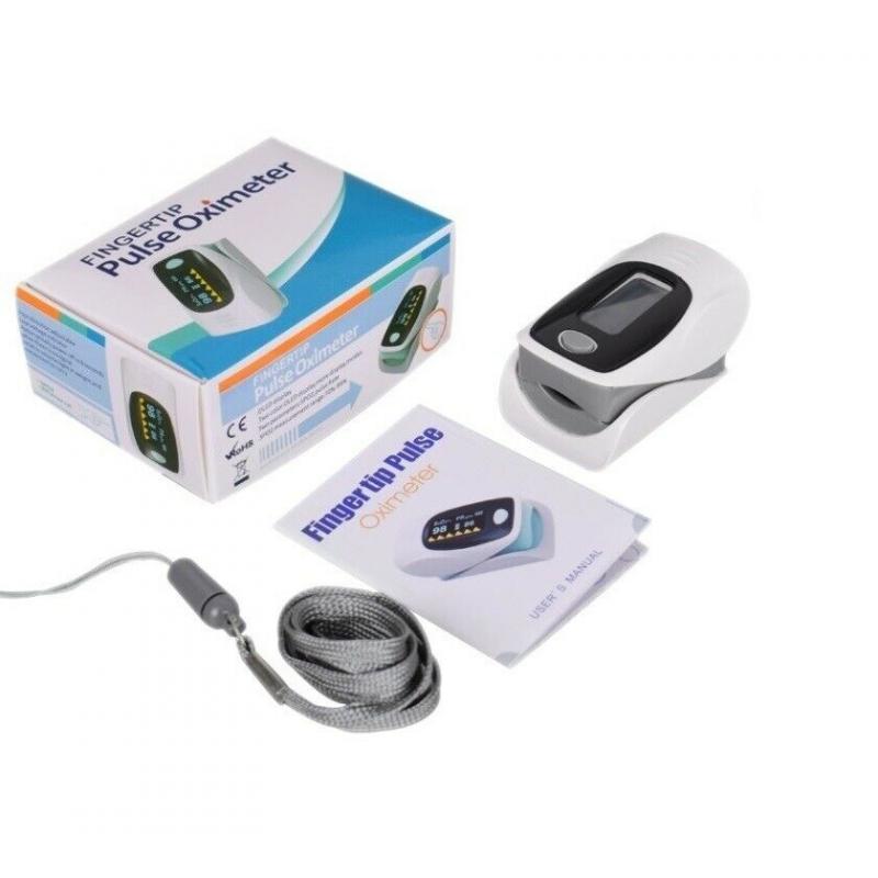 Finger Pulse Oximeter. Professional medical device.