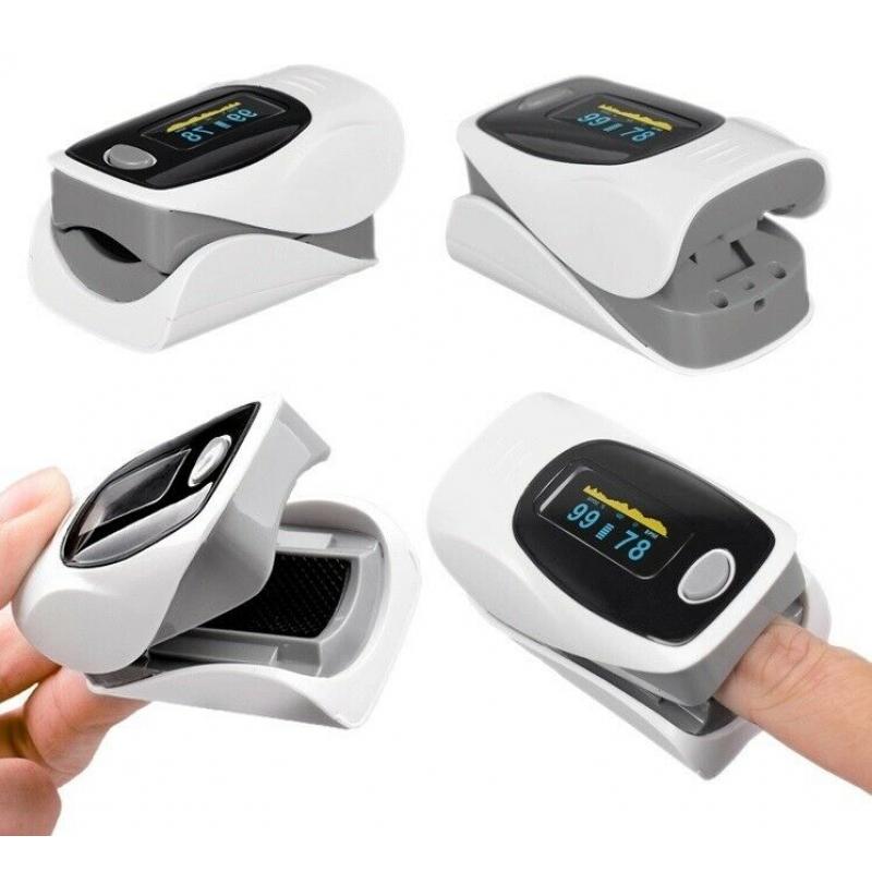 Finger Pulse Oximeter. Professional medical device.