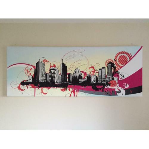 Canvas Cityscape Abstract Art *MUST GO*