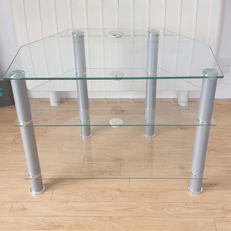 Glass Style TV Corner Unit