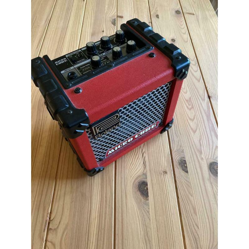 Roland Microcube Portable Guitar Amp - RED