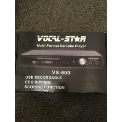 Vocal-star multi format karaoke player vs600