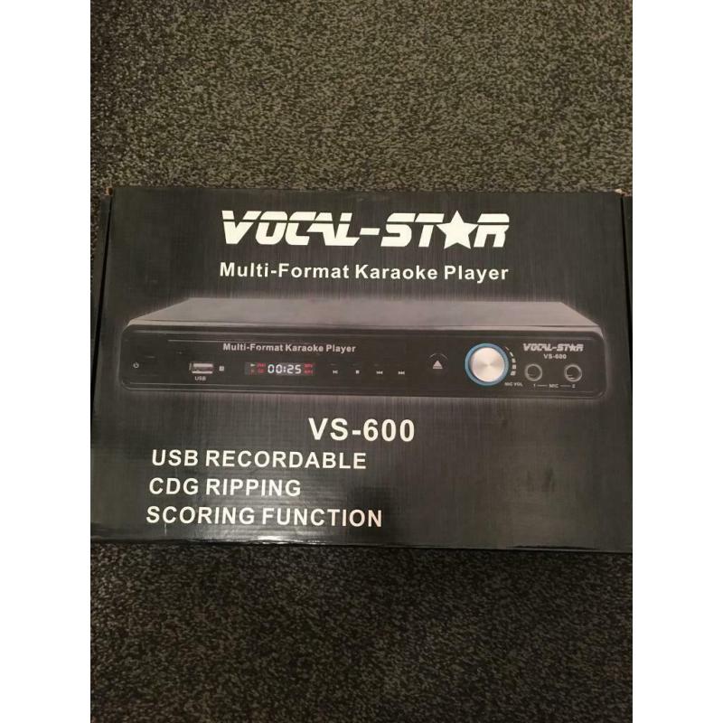 Vocal-star multi format karaoke player vs600