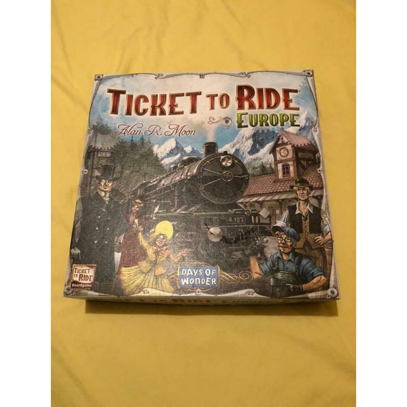 Ticket To Ride Europe board game